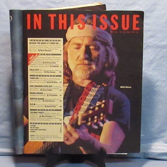 Rolling Stone Magazine #460 Nov 7 1985 Don Johnson Willie Nelson Farm Aid - Picture 3 of 5